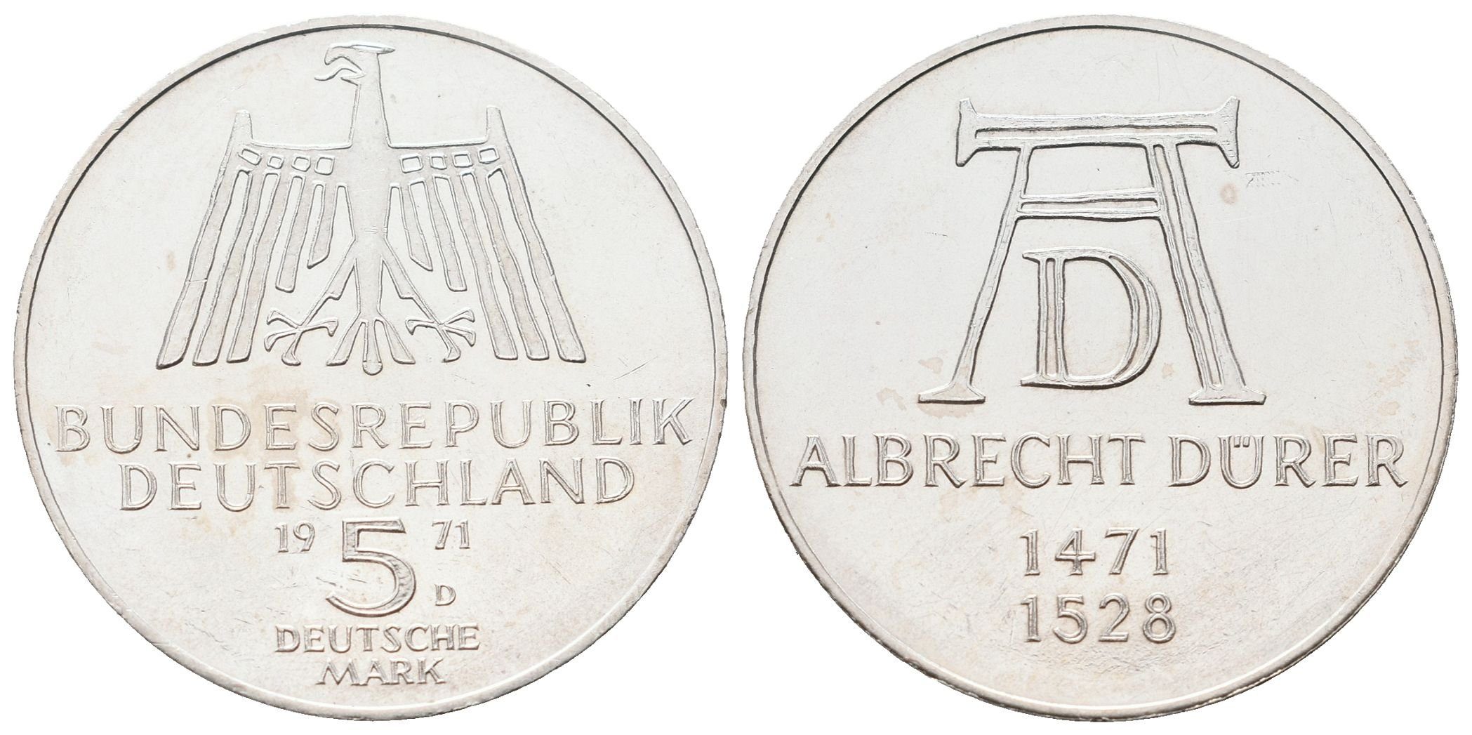SRN, 5 Marka 1971 D - Dürer