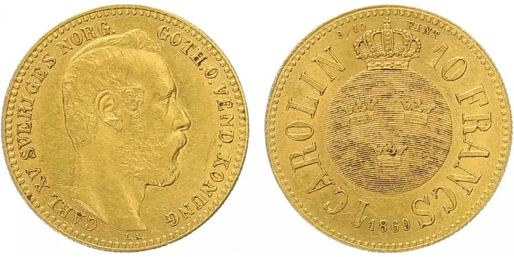 Švédsko, Carl XV. Adolf, 1859 - 1872 — 1
