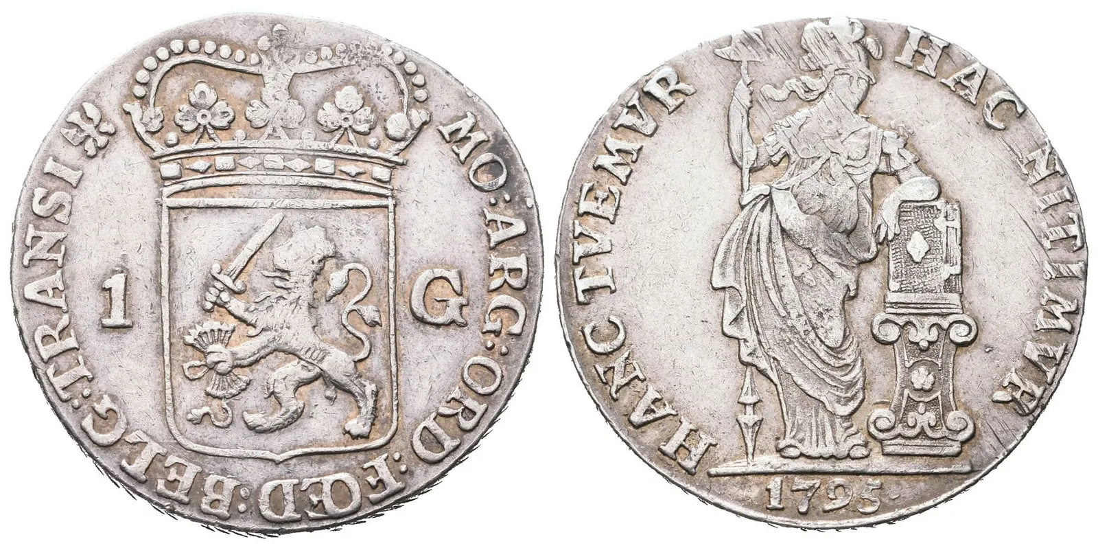 Nizozemí-Batávská republika, 1 Gulden 1795