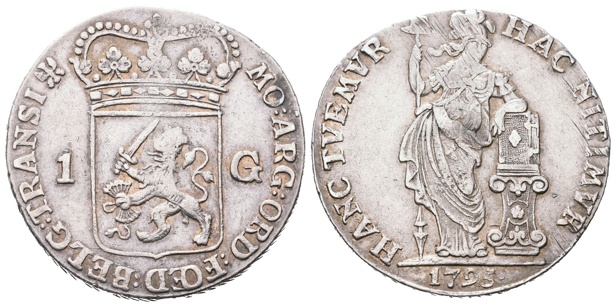 Nizozemí-Batávská republika, 1 Gulden 1795