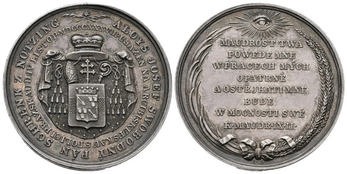 Praha - arcibiskupství, Alois Josef Schrenk z Notzing, 1838 - 1849 — 1