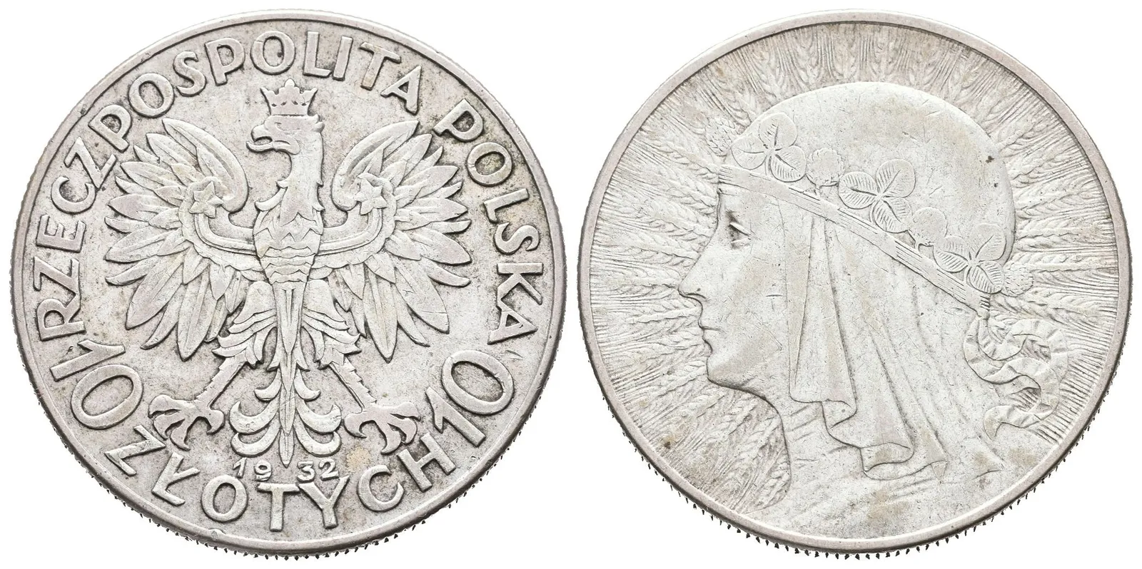 Polsko, 10 Zlotých 1932