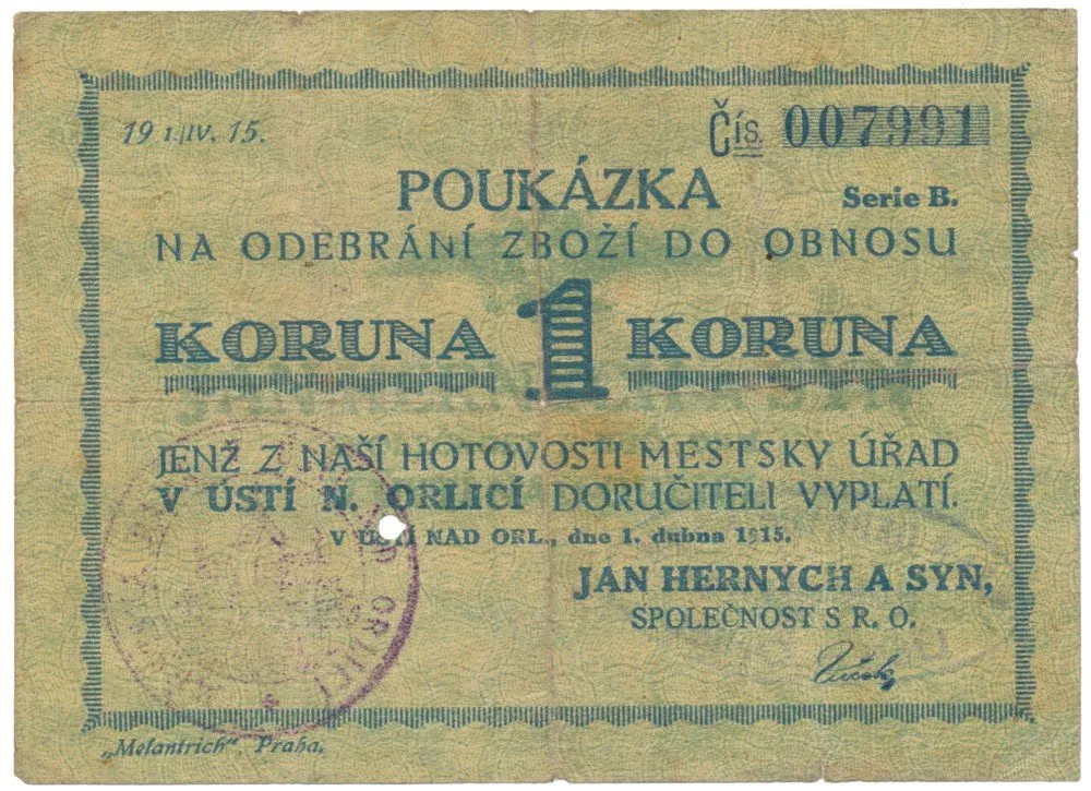 Nouzovky české od roku 1914 — 1