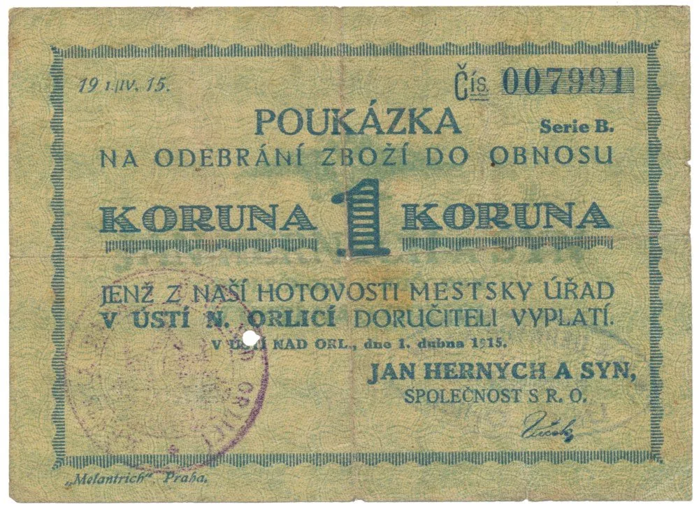 Nouzovky české od roku 1914 — 1