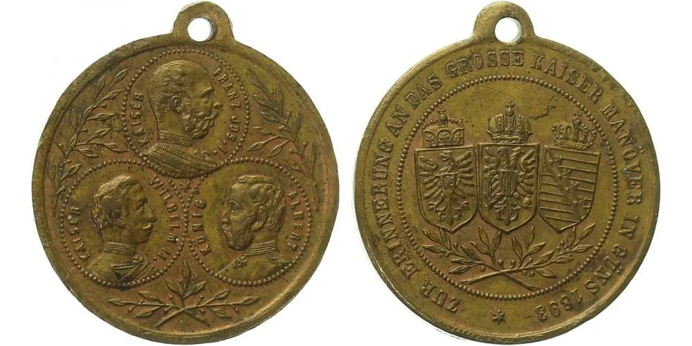 František Josef I., medaile vojenských manévrů — 1