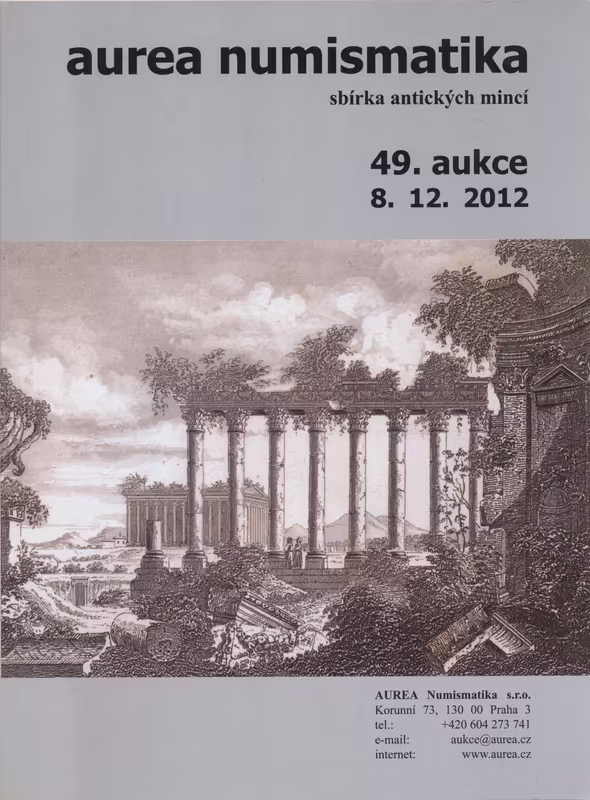 49. Aukce - sbírka antických mincí