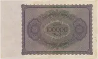 Německo, 100000 Mark 1923, Ro.82a - fotografie 2