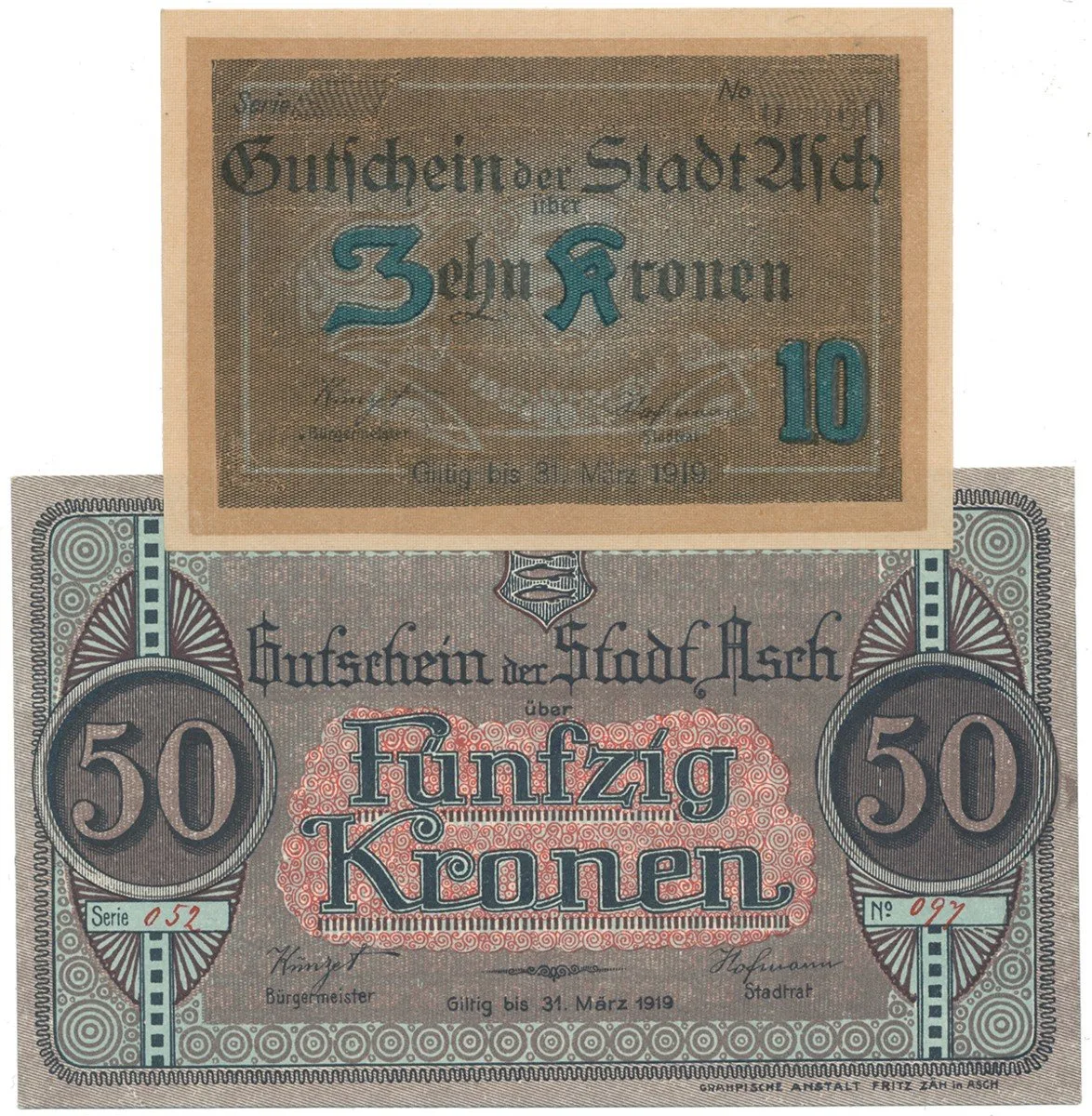 Nouzovky české od roku 1914 — 1
