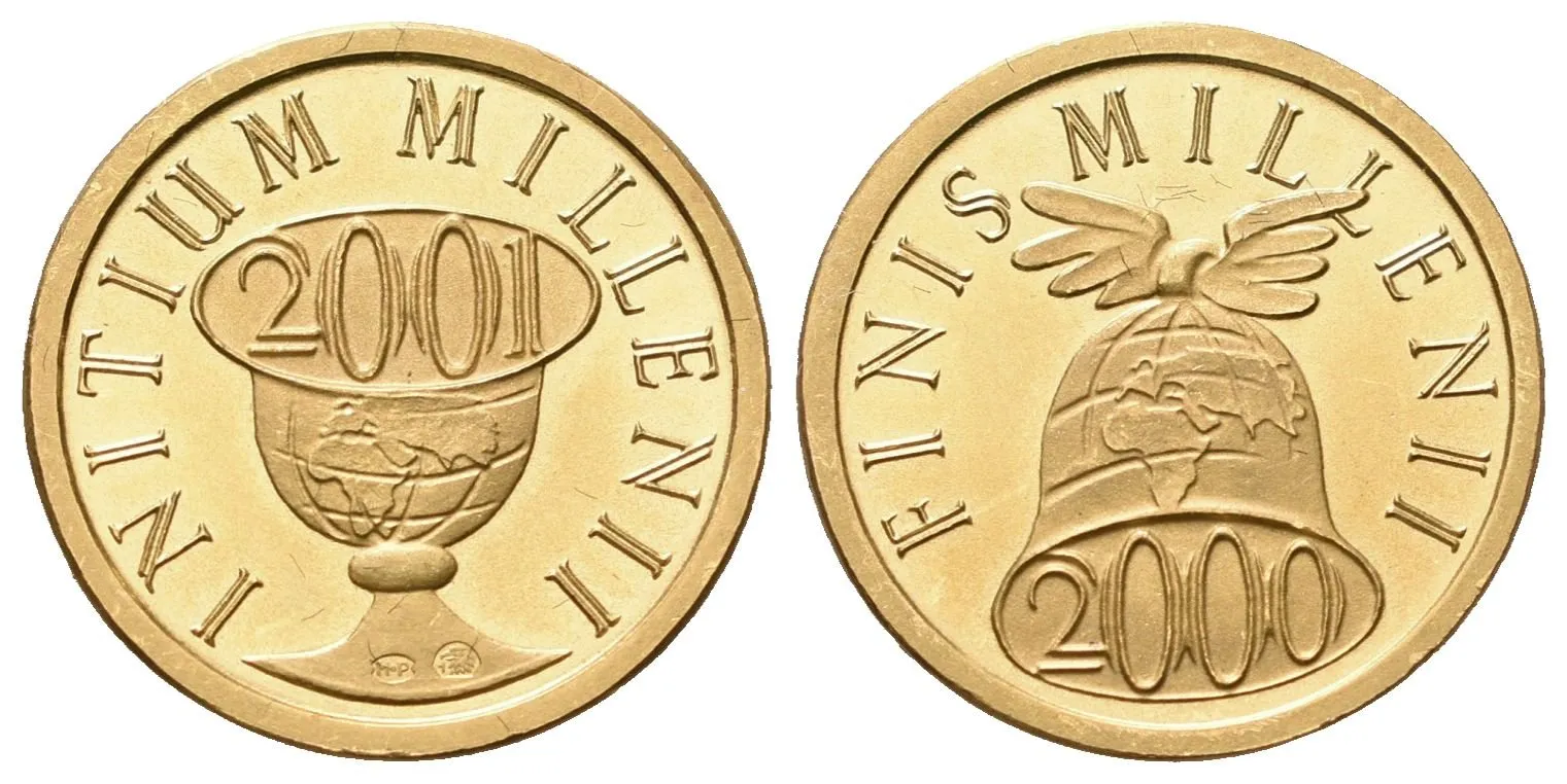 Medaile 2001 - Konec a začátek milénia