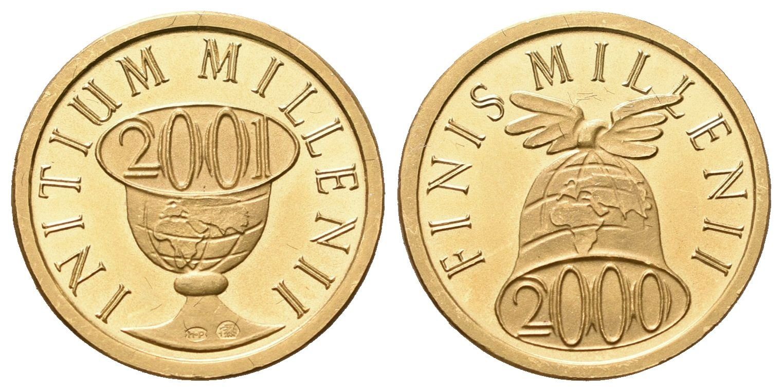 Medaile 2001 - Konec a začátek milénia