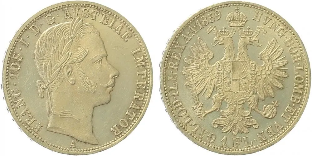 Rakouská a spolková měna, 1857 - 1892 — 1