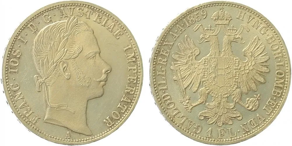 Rakouská a spolková měna, 1857 - 1892 — 1