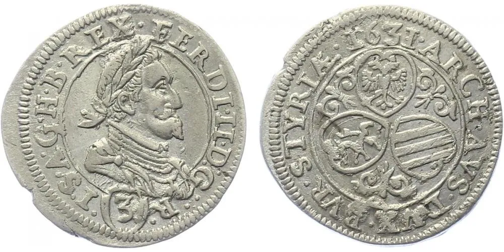 Ferdinand II., 1619 - 1637 (Mince dobrého zrna) — 1