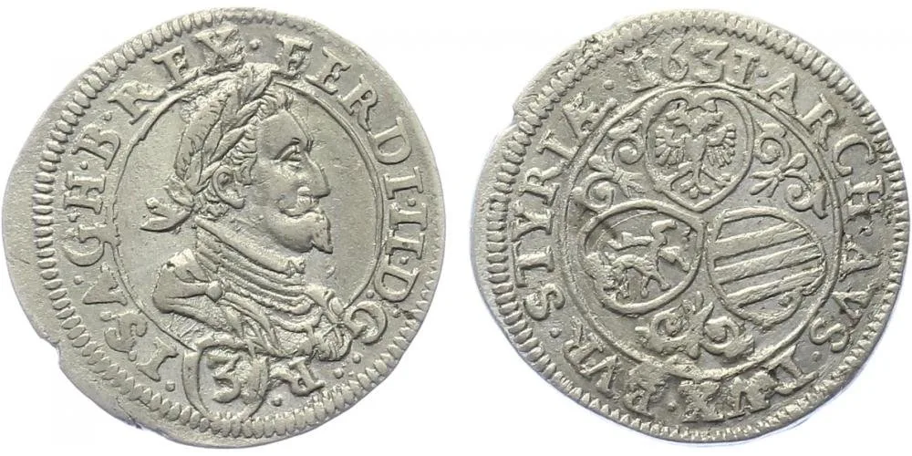 Ferdinand II., 1619 - 1637 (Mince dobrého zrna) — 1