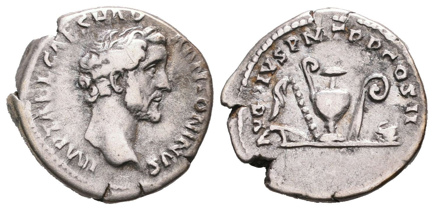 Antoninus Pius, denár, Řím, RIC 28 var.