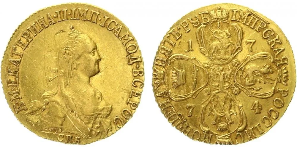 Rusko, Kateřina II., 1762 - 1796 — 1