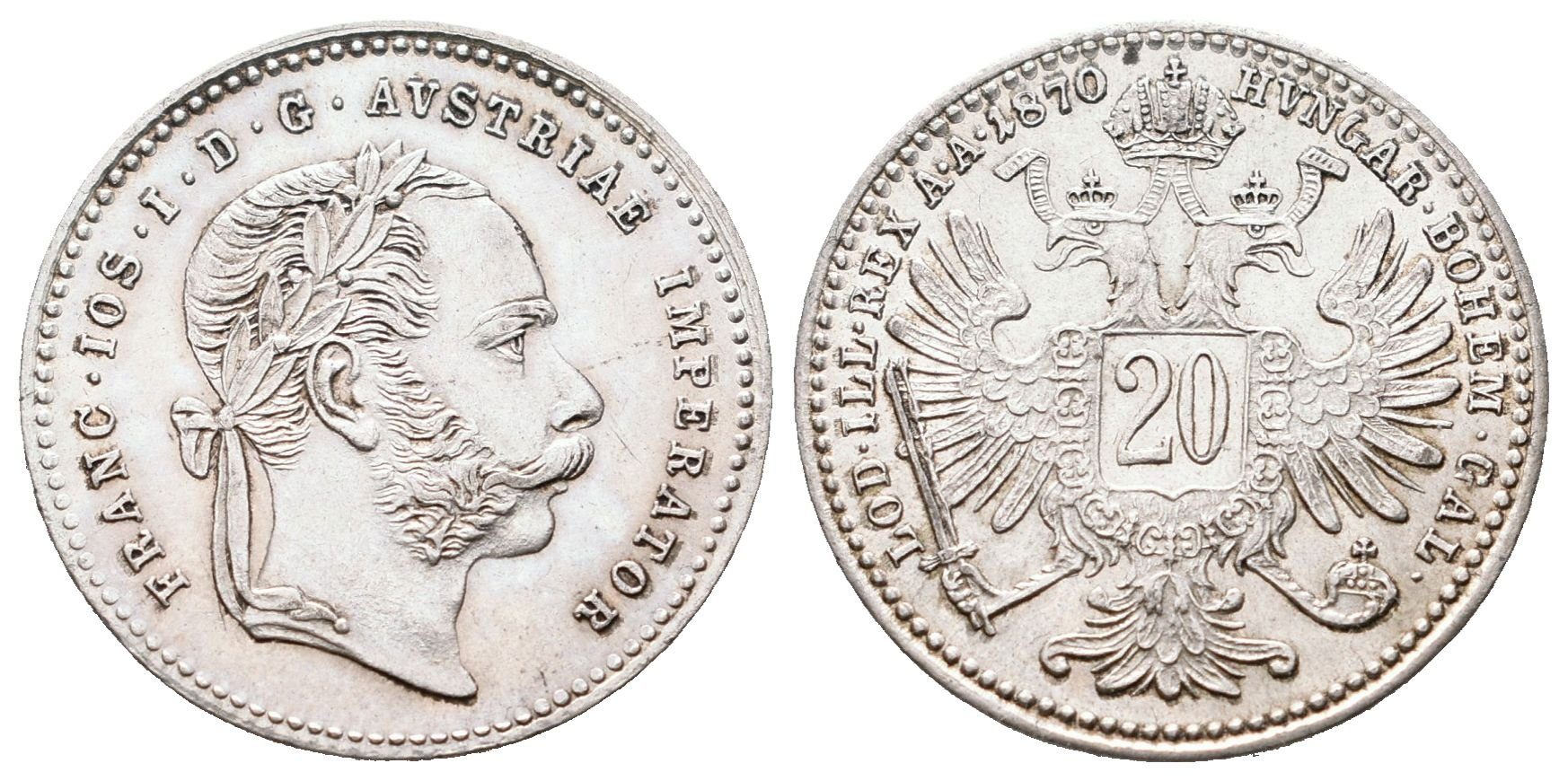 20 Krejcar 1870