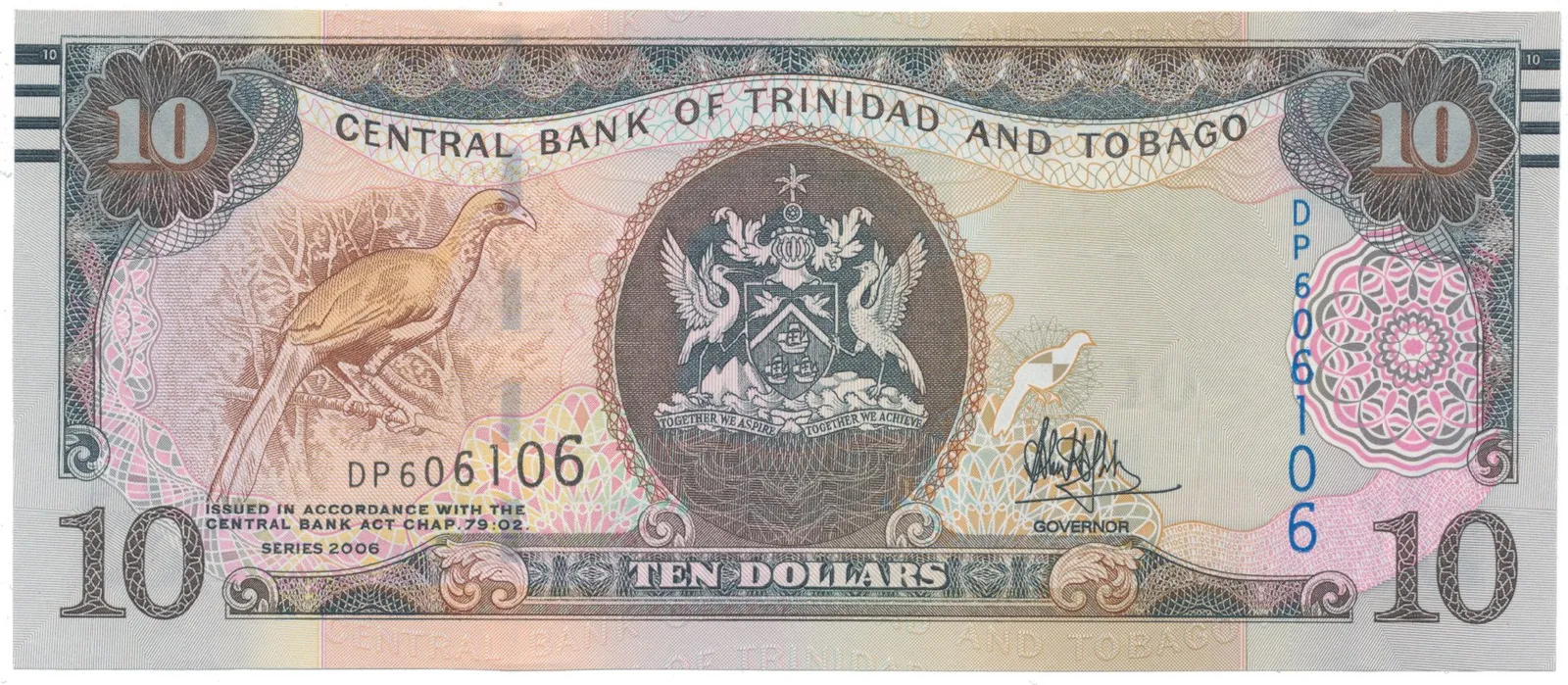 Trinidad a Tobago, 10 Dollars 2006, P.57