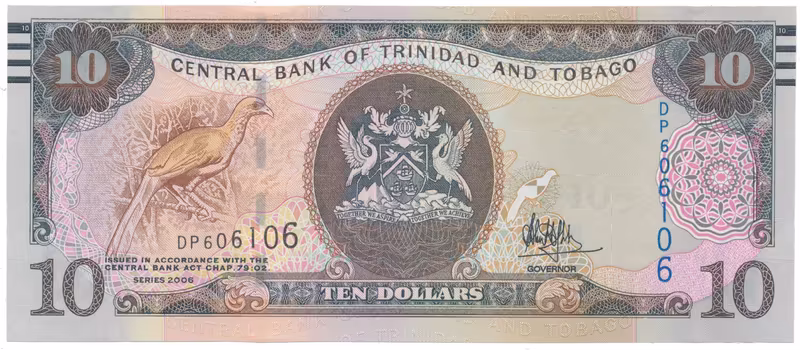 Trinidad a Tobago, 10 Dollars 2006, P.57