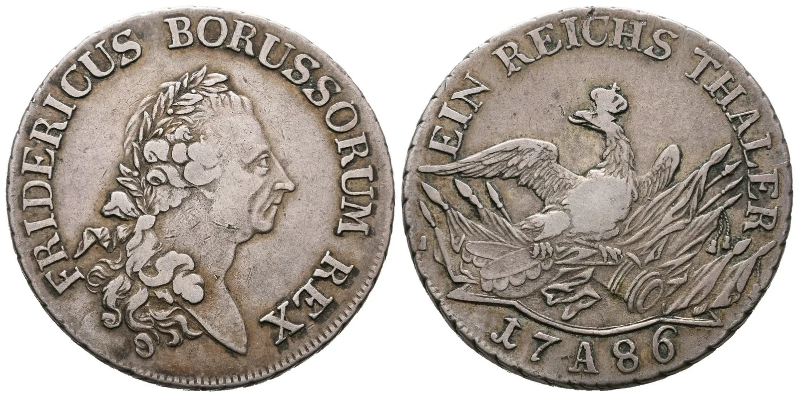 Prusko, Tolar 1786 A
