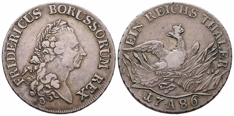 Prusko, Tolar 1786 A