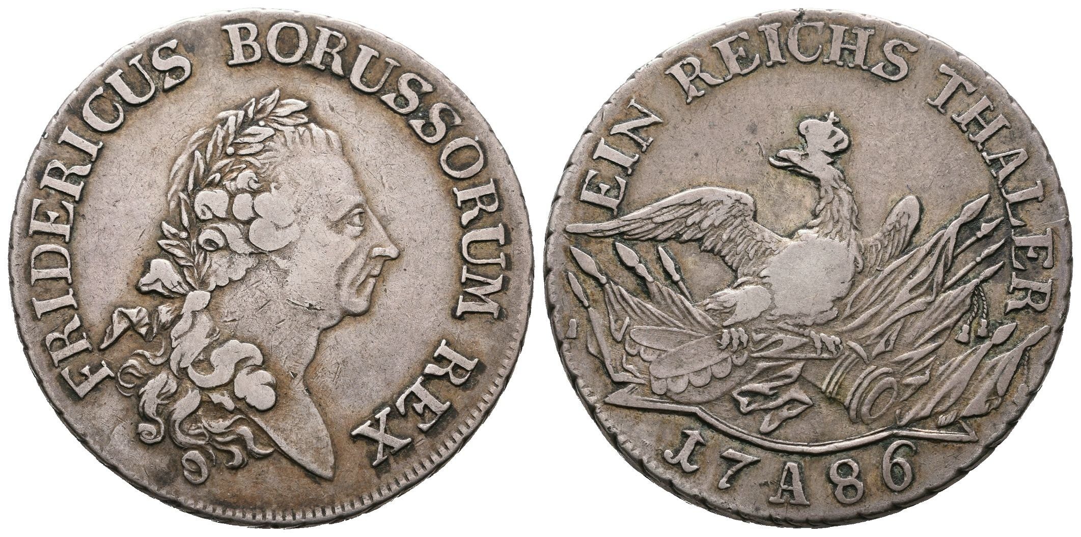 Prusko, Tolar 1786 A