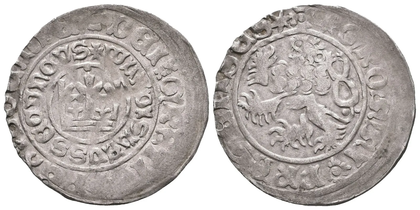 Pražský groš, Há.X.a/1, nep. exc., pěkná patina — 1