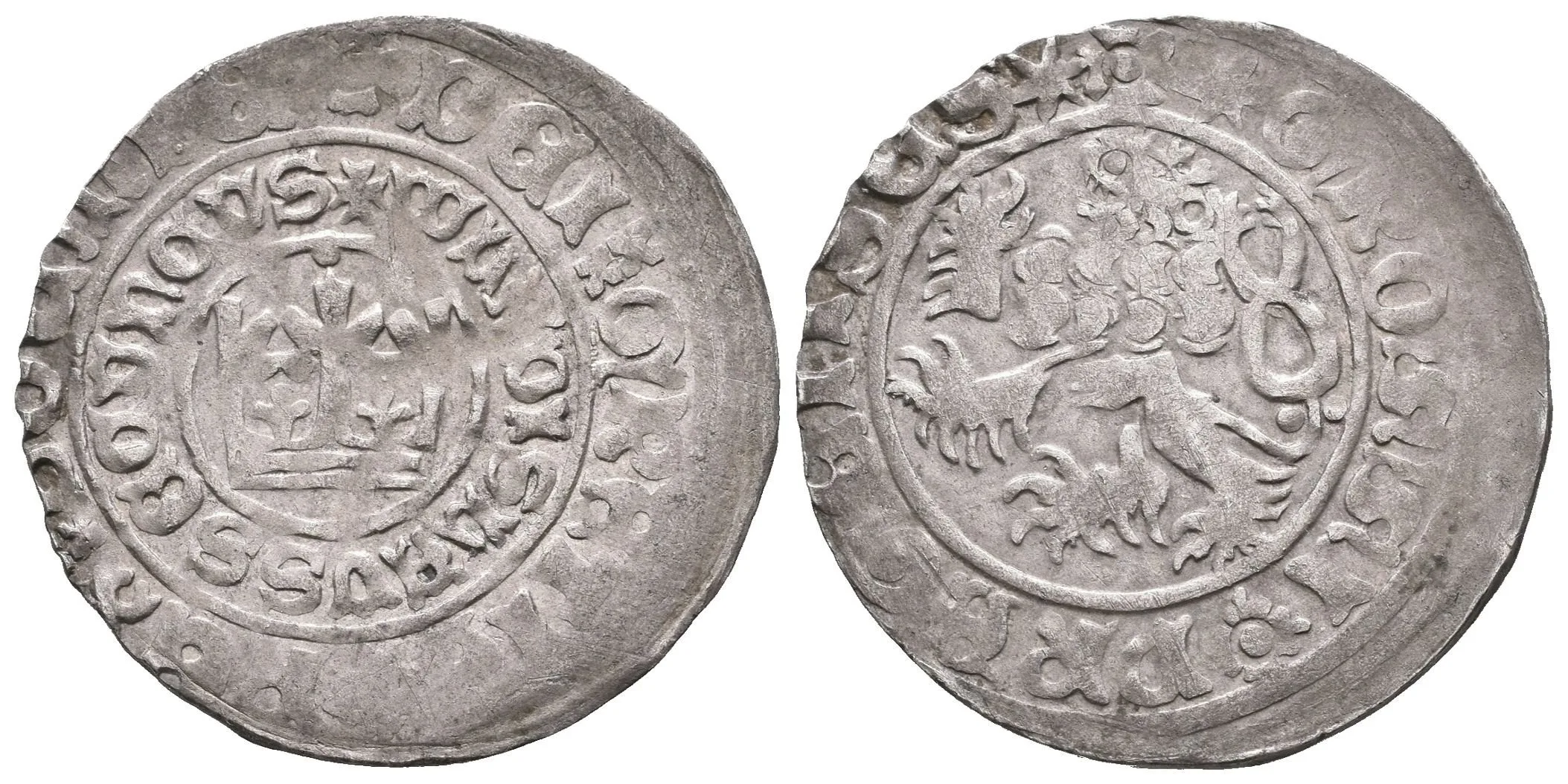 Pražský groš, Há.X.a/1, nep. exc., pěkná patina — 1