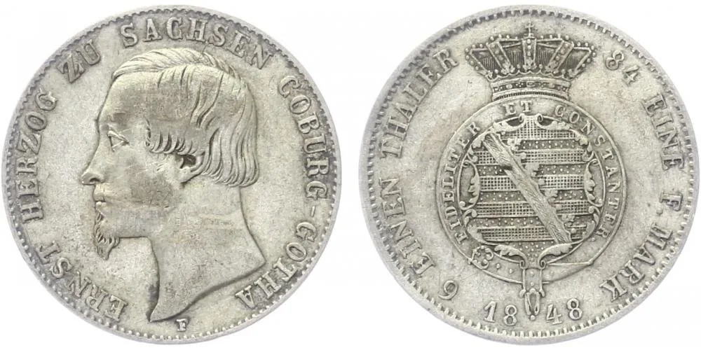 Sasko - Coburg - Gotha, Ernst II., 1844 - 1893 — 1