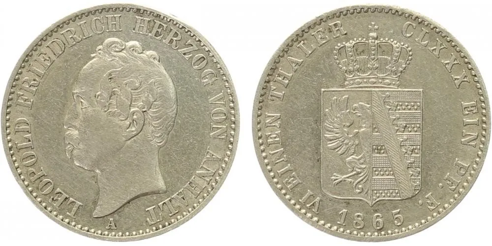 Anhalt - Dessau, Leopold Friedrich, 1817 - 1871 — 1