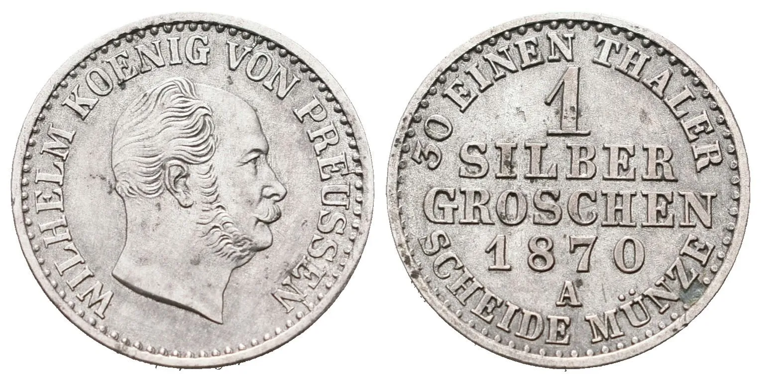 Prusko, Groš 1870 A