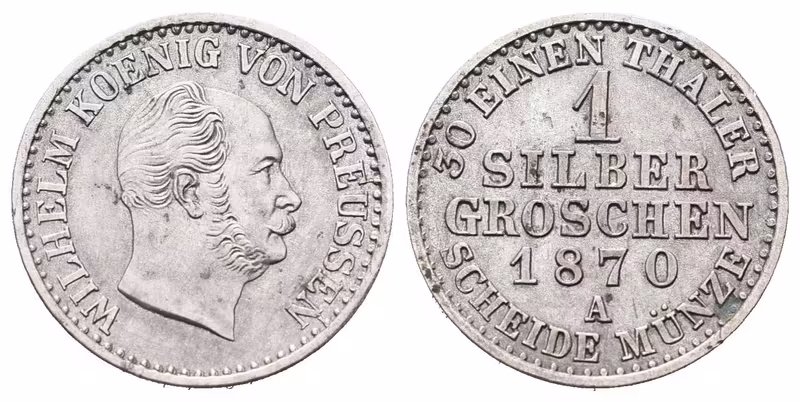 Prusko, Groš 1870 A
