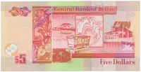 Belize, 5 Dollars 2009, P.67d - fotografie 2