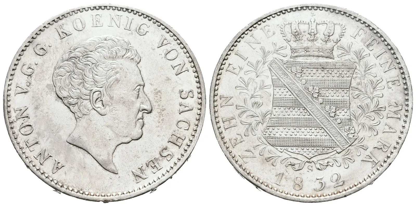 Sasko, Tolar 1832