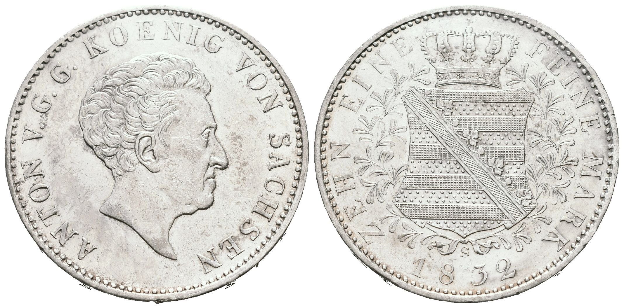 Sasko, Tolar 1832