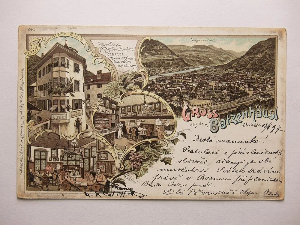 Itálie, Bolzano, Bozen, Batzenhäusl — 1