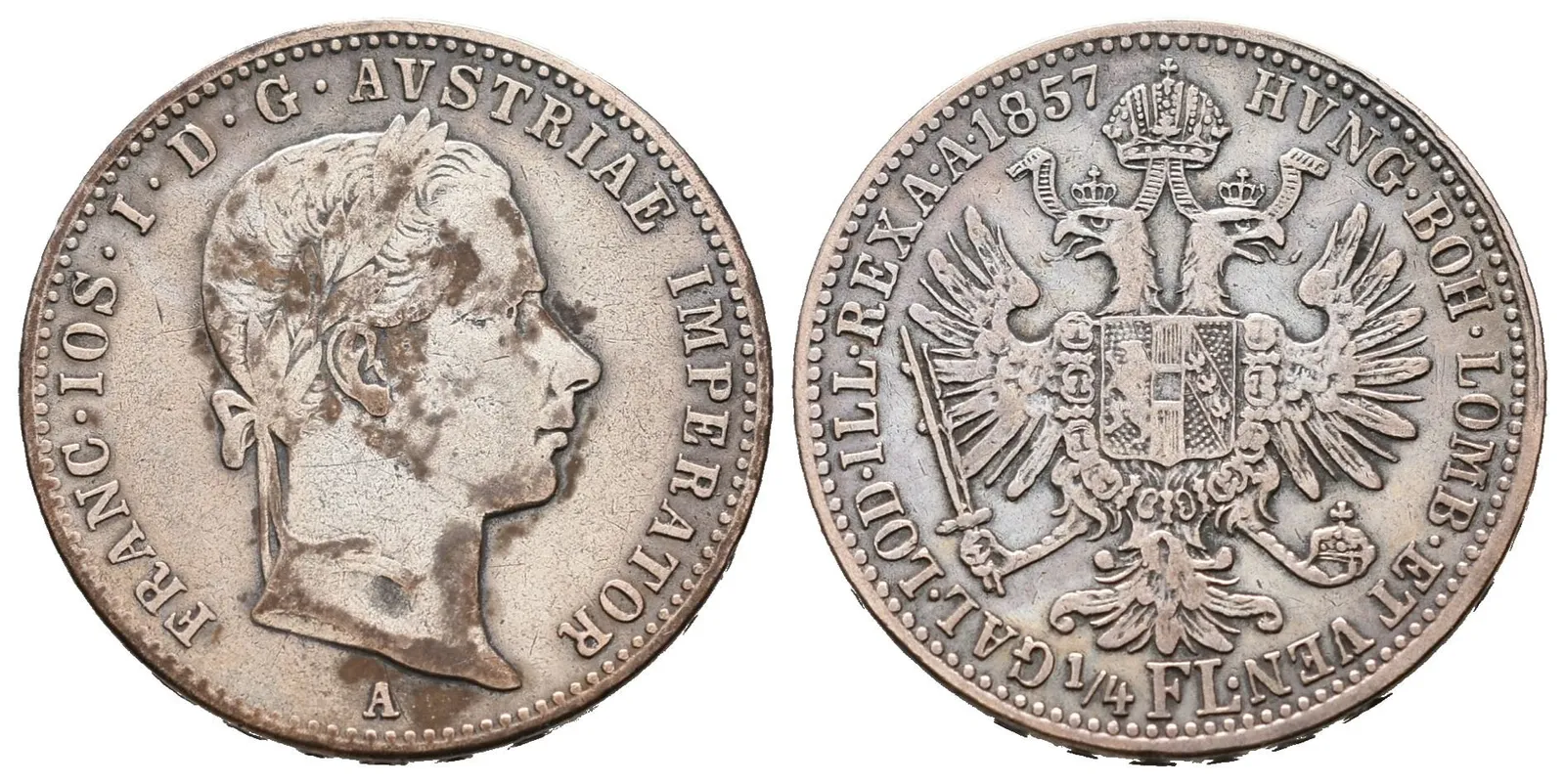 1/4 Zlatník 1857 A
