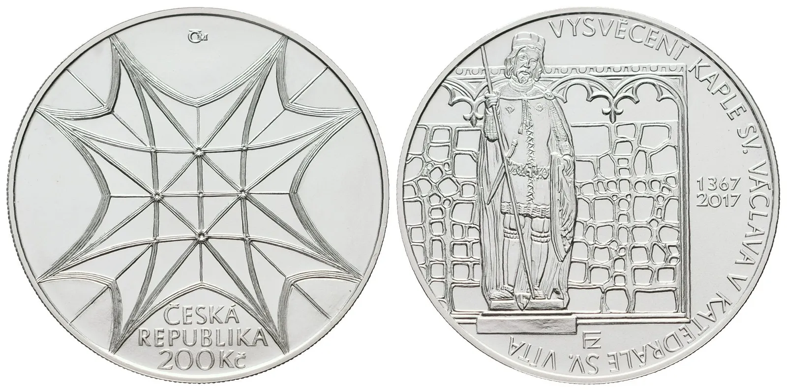 200 Kč 2017 - Kaple sv. Václava