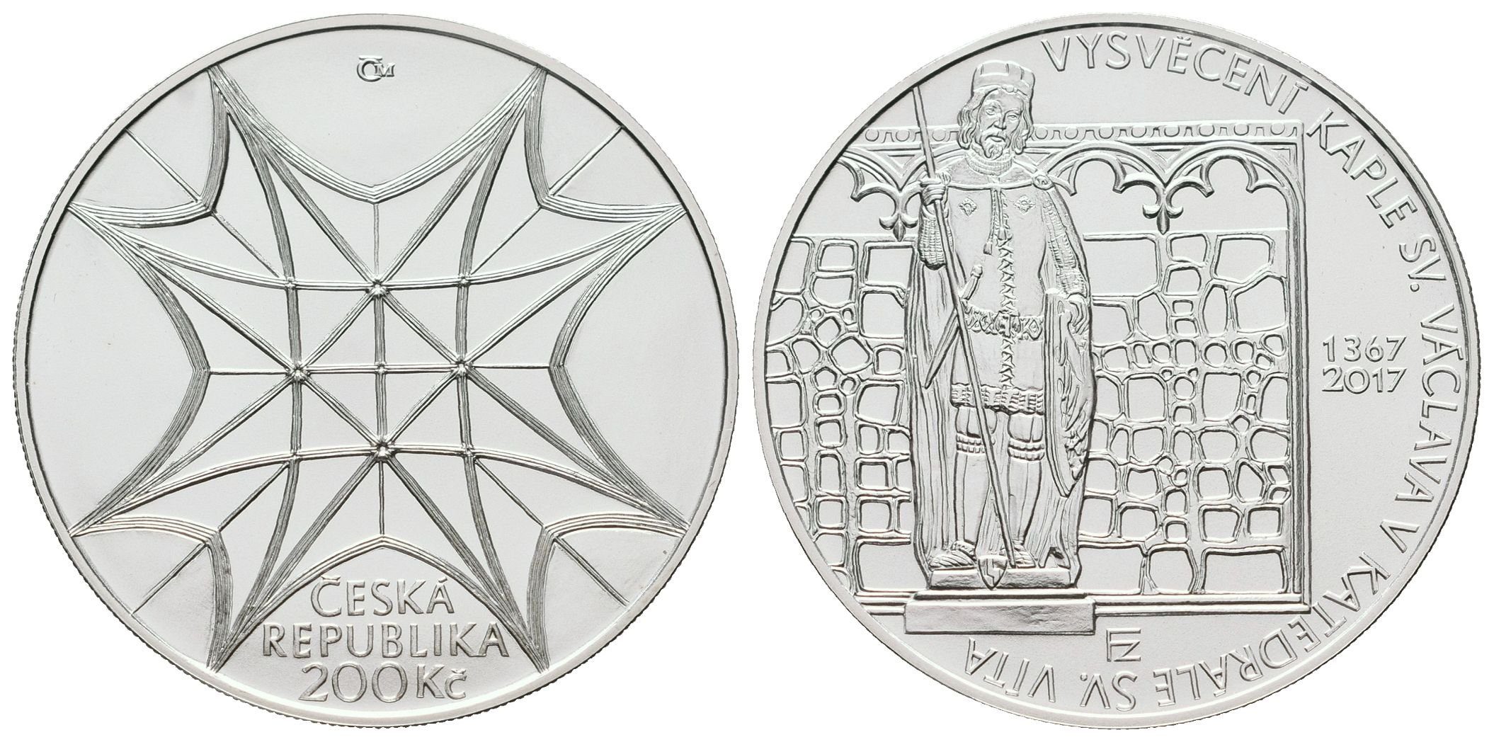 200 Kč 2017 - Kaple sv. Václava