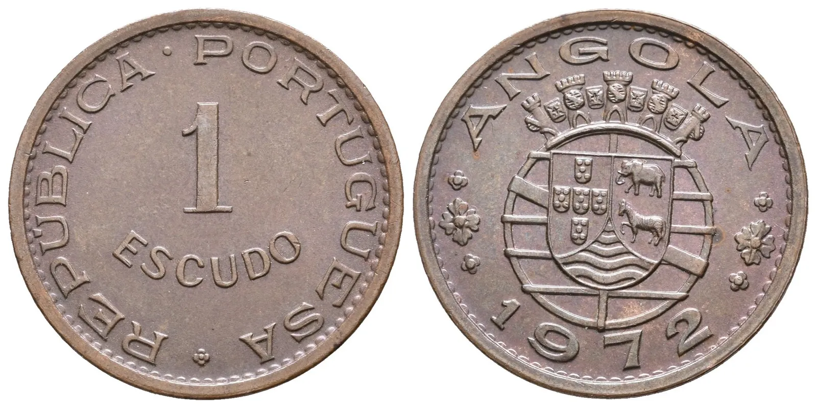 Portugalská Angola, 1 Escudo 1972