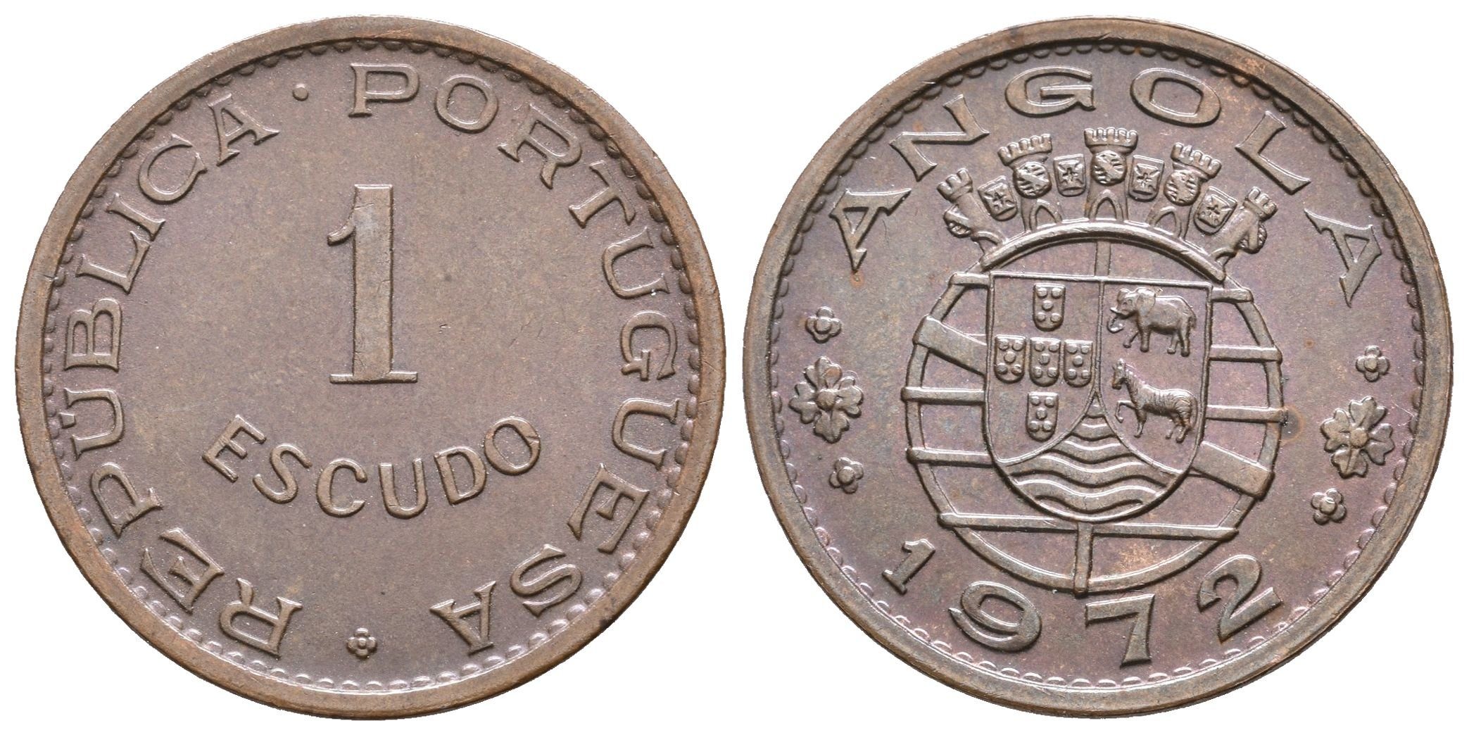 Portugalská Angola, 1 Escudo 1972