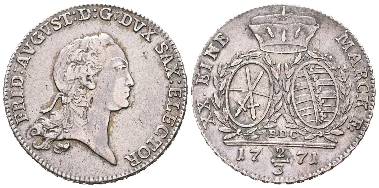 Sasko, 2/3 Tolar 1771