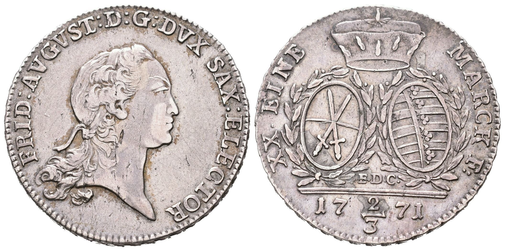 Sasko, 2/3 Tolar 1771