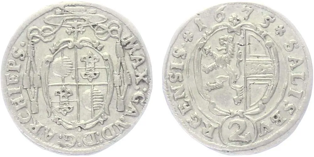 Salzburg - arcibiskupství, Max Gandolph, 1668 - 1687 — 1