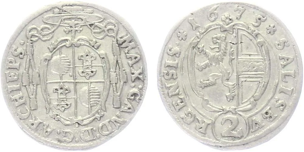 Salzburg - arcibiskupství, Max Gandolph, 1668 - 1687 — 1