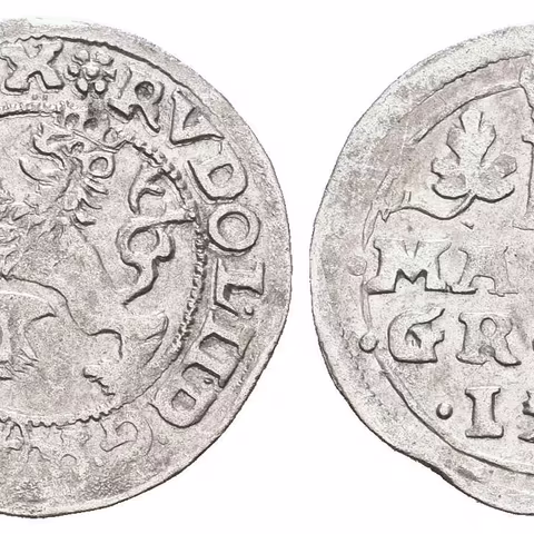 Malý groš 1580, České Budějovice-Schönfeld, HN.10 (opis 7c),