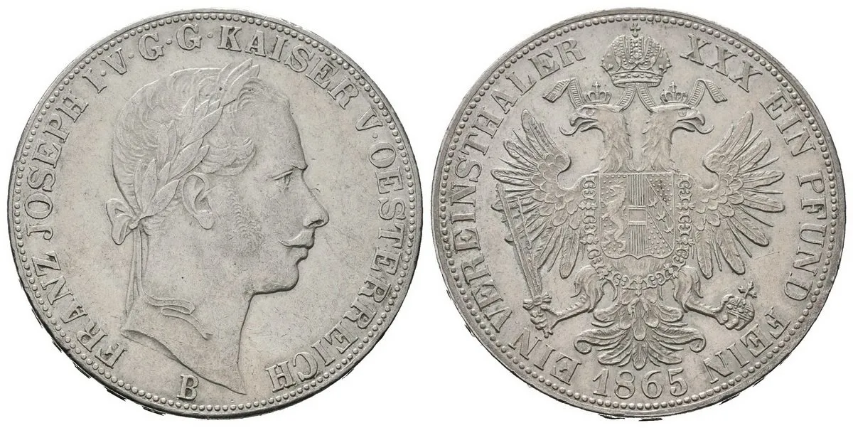 Rakouská a spolková měna, 1857 - 1892 — 1