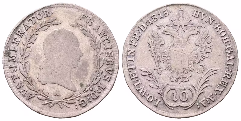 František II., 10 Krejcar 1815 A