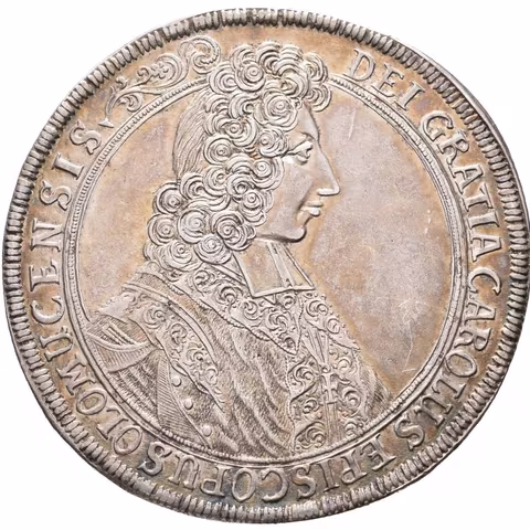 Tolar 1705, SV.575 (28,55 g), krásná zachovalost, patina, zbytky lesku,