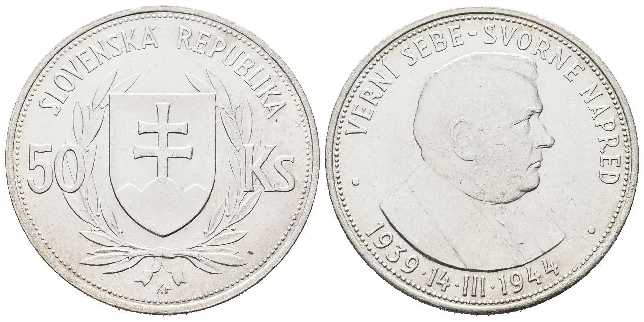 50 Koruna 1944 - Jozef Tiso